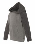 independent trading co. prm10tsb toddler special blend raglan hooded sweatshirt Side Thumbnail