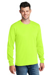 Port & Company PC54LS Long Sleeve Core Cotton Tee Front Thumbnail
