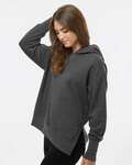 mv sport w23720 women's french terry hooded sweatshirt Side Thumbnail
