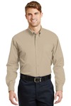 cornerstone sp17 long sleeve superpro ™ twill shirt Front Thumbnail