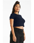Bella + Canvas 1010BE Ladies' Micro Ribbed Baby Tee Side Thumbnail