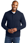 port authority k829 fairway stretch 1/4-zip Front Thumbnail