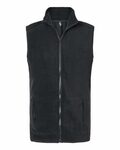 burnside b3012 men's polar fleece vest Front Thumbnail