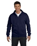 hanes p180 ecosmart ® full-zip hooded sweatshirt Front Thumbnail