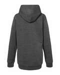 j america ja8880 youth triblend fleece hooded sweatshirt Back Thumbnail