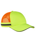 big accessories ba661 safety trucker cap Front Thumbnail