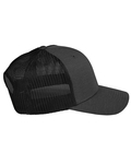 team 365 tt802 by yupoong® adult zone sonic heather trucker cap Side Thumbnail