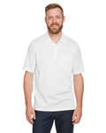 Harriton M348P Men's Advantage Snag Protection Plus IL Pocket Polo Back Thumbnail