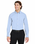 devon & jones dg537 crownlux performance® men's microstripe shirt Front Thumbnail
