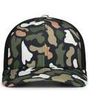 Pacific Headwear P686 DUCK CAMO TRUCKER SNAPBACK CAP Front Thumbnail