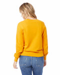 alternative 9903zt women's eco-washed terry throwback pullover Back Thumbnail