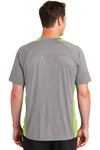 Sport-Tek ST361 Heather Colorblock Contender ™ Tee Back Thumbnail