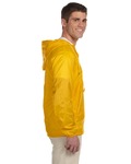 harriton m750 adult packable nylon jacket Side Thumbnail