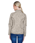 north end 78669 ladies' peak sweater fleece jacket Back Thumbnail