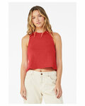 Bella + Canvas 6682 Ladies' Racerback Cropped Tank Front Thumbnail
