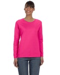 gildan g540l ladies heavy cotton ™ 100% cotton long sleeve t-shirt Front Thumbnail