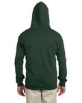 jerzees 993 nublend ® full-zip hooded sweatshirt Back Thumbnail