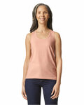 Gildan G672L Ladies' Softstyle CVC Racerback Tank Front Thumbnail