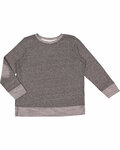 LAT 2279 Youth French Terry Long Sleeve Crewneck Sweatshirt Front Thumbnail