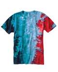 dyenomite 640vr slushie crinkle tie dye t-shirt Front Thumbnail
