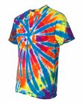 dyenomite 200td rainbow cut spiral t-shirt Side Thumbnail