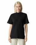 american apparel 1pq unisex mockneck pique t-shirt Front Thumbnail