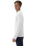 hanes 484l unisex cool-dri cotton touch long-sleeve t-shirt Side Thumbnail