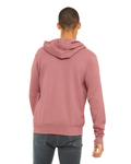 Bella + Canvas 3739 Unisex Sponge Fleece Full-Zip Hooded Sweatshirt Back Thumbnail