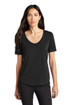 mercer+mettle mm1017 women's stretch jersey relaxed scoop Front Thumbnail