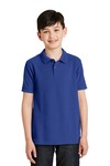 Port Authority Y500 Youth Silk Touch™ Polo Front Thumbnail