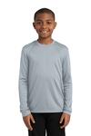 sport-tek yst350ls youth long sleeve posicharge ® competitor™ tee Front Thumbnail