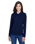 CORE365 78192 Ladies' Pinnacle Performance Long-Sleeve Piqué Polo Front Thumbnail
