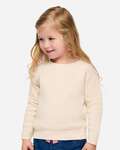 Rabbit Skins 3317 Toddler Crew Fleece Sweatshirt Front Thumbnail