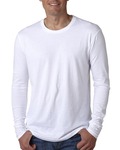 Next Level N3601 Men's Cotton Long-Sleeve Crew Side Thumbnail