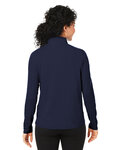 devon & jones dg425w ladies' raleigh stretch quarter-zip Back Thumbnail