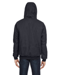 dri duck 5034 men's laramie canvas hooded jacket Back Thumbnail