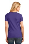 Port & Company LPC54V Ladies Core Cotton V-Neck Tee Back Thumbnail