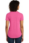 district dt6401 women's fitted very important tee ® scoop neck Back Thumbnail