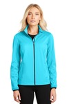 port authority l717 ladies active soft shell jacket Front Thumbnail