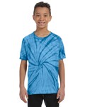 Tie-Dye CD101Y Youth 5.4 oz. 100% Cotton Spider T-Shirt Side Thumbnail