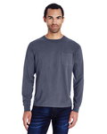 ComfortWash by Hanes GDH250 Unisex Garment-Dyed Long-Sleeve T-Shirt with Pocket Front Thumbnail