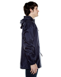 beimar wb107bg unisex nylon packable pullover anorak jacket Side Thumbnail
