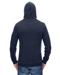 american apparel trt497w unisex triblend full-zip hoodie Back Thumbnail