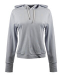 burnside 5667 ladies' modest crop hooded sweatshirt Front Thumbnail