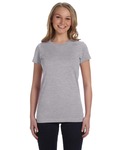 LAT 3616 Ladies Fitted Fine Jersey Tee Front Thumbnail