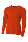 A4 N3165 Men's Cooling Performance Long Sleeve T-Shirt Front Thumbnail