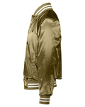 Augusta Sportswear 3610 Satin Baseball Jacket/Striped Trim Side Thumbnail