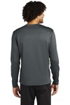 sport-tek st248 sport-wick ® fleece pullover crew Back Thumbnail