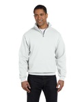 jerzees 995m nublend ® 1/4-zip cadet collar sweatshirt Back Thumbnail