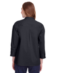 Devon & Jones DG560W Ladies' Crown  Collection Stretch Broadcloth 3/4 Sleeve Blouse Back Thumbnail